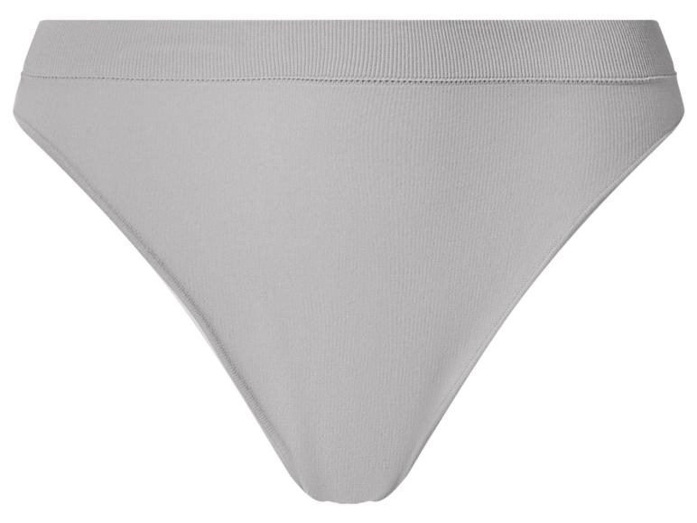 Set van 3 geribde dames strings