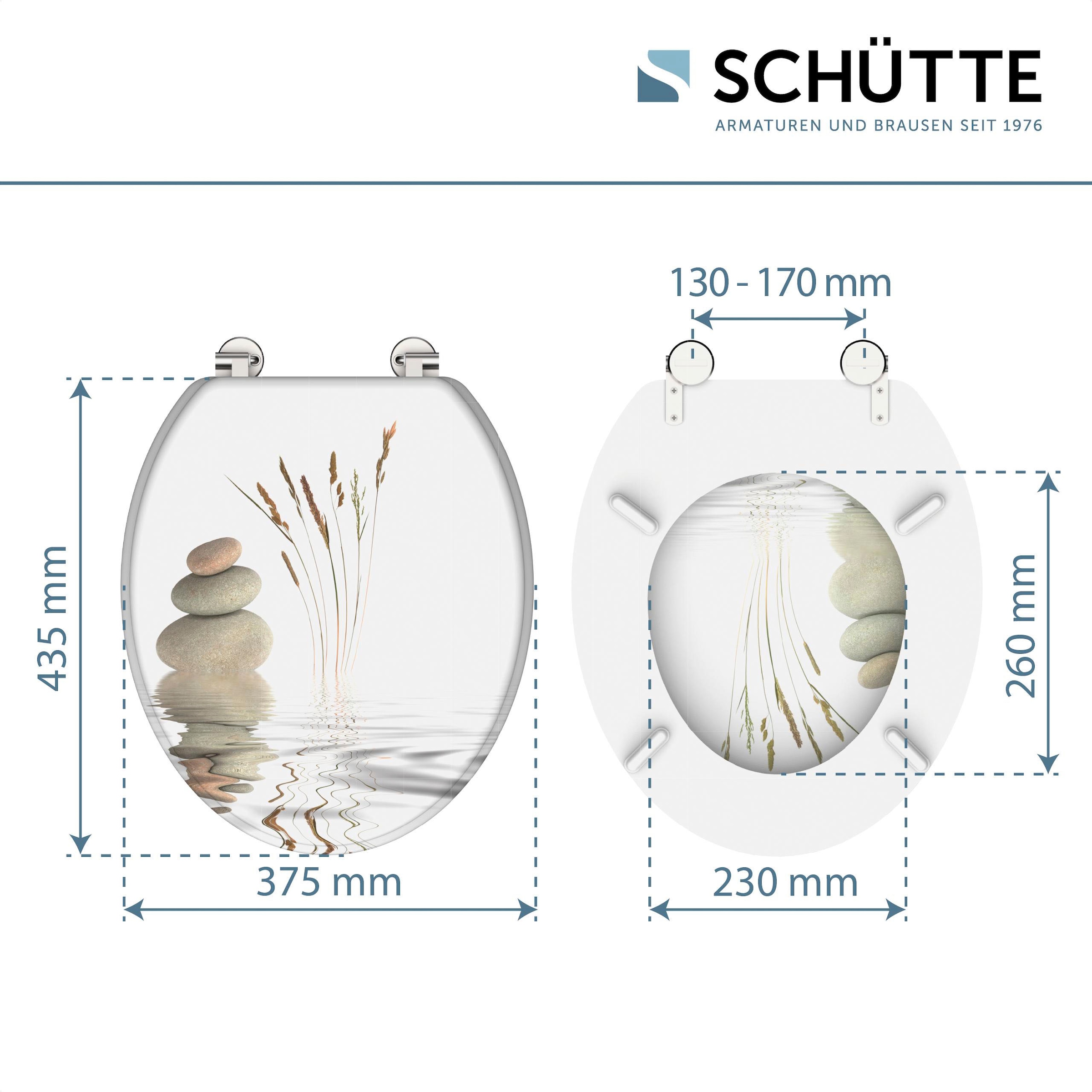 Schütte WC-Sitz »Balance« MDF-Holzkern