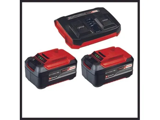 Einhell Einhell RASARRO akku plæneklipper 42 cm m/batteri og twinlader 2x5,2 Ah