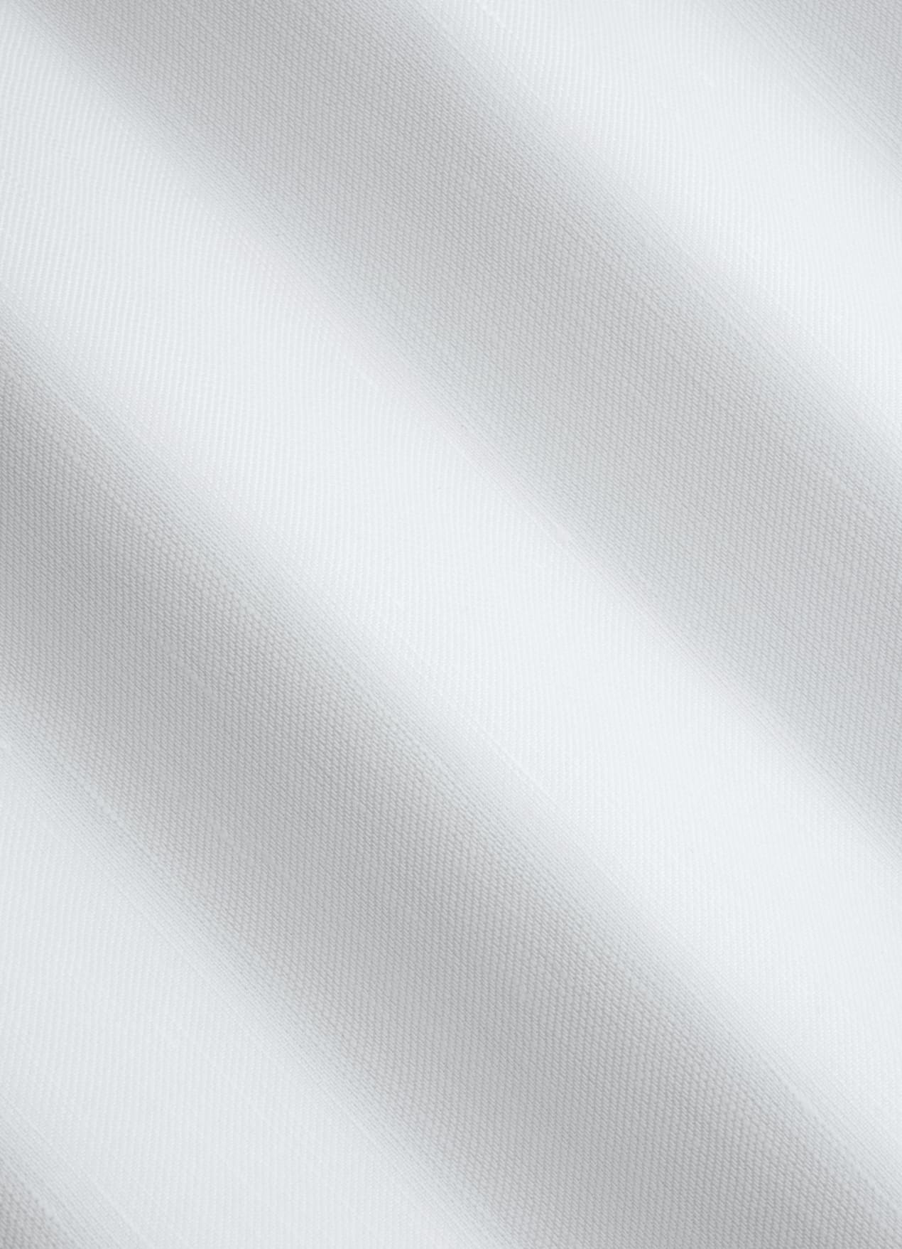 Chemise coupe très ajustée en twill blanche