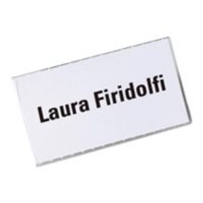 Durable - 50 Porte-badges de nom à épingle - 40 x 75 mm