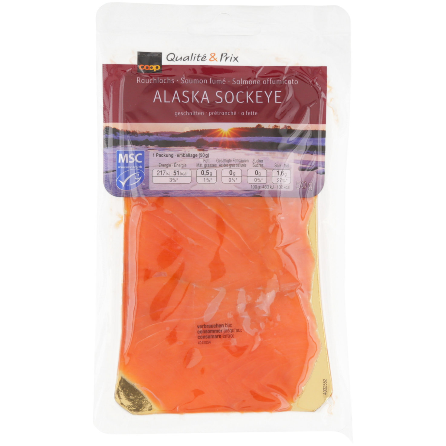 Rauchlachs MSC Sockeye