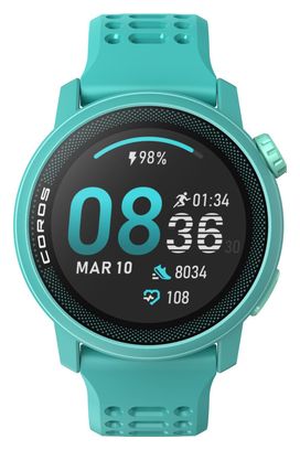 Montre GPS Coros Pace 3 Retro Bracelet Silicone Vert Émeraude