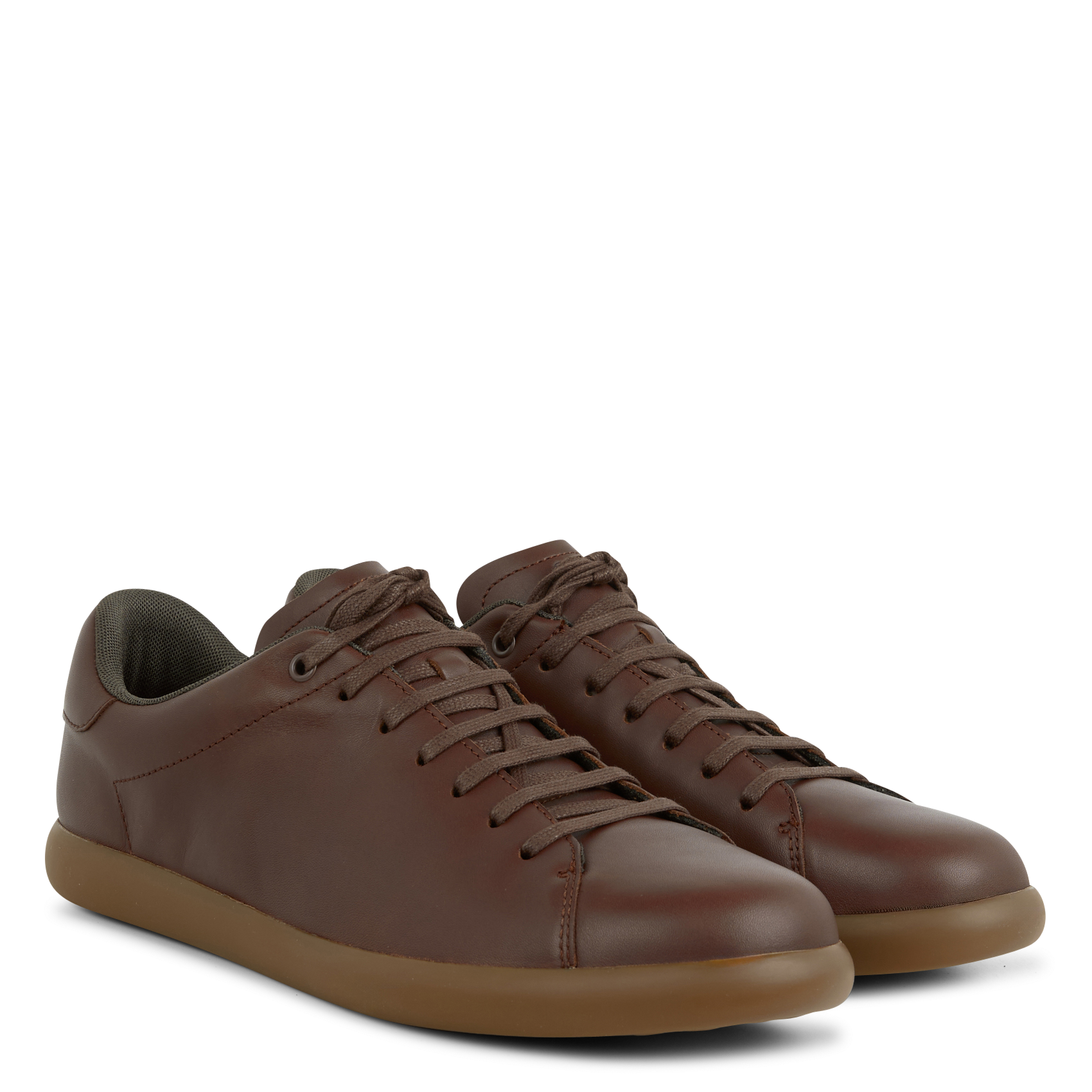 PELOTAS SOLLER - Baskets basses en cuir | Marron