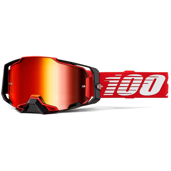 100% - Masque Armega - Ecran Mirror Rouge / Iridium