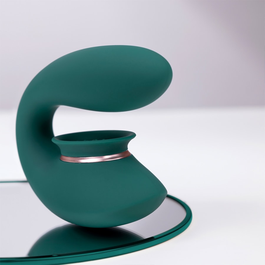 Vibromasseur & stimulateur de clitoris - Twitch 3 - Vert