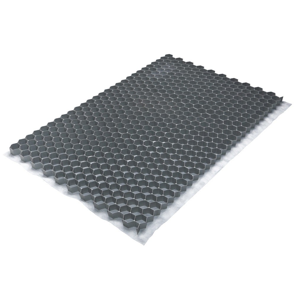 Grindmat Gravel Fix Pro - ca. 120x80 cm - 0,9 m2 - grijs