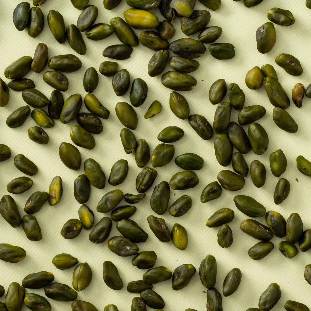 Pistachenoten gepeld ongebrand donkergroen