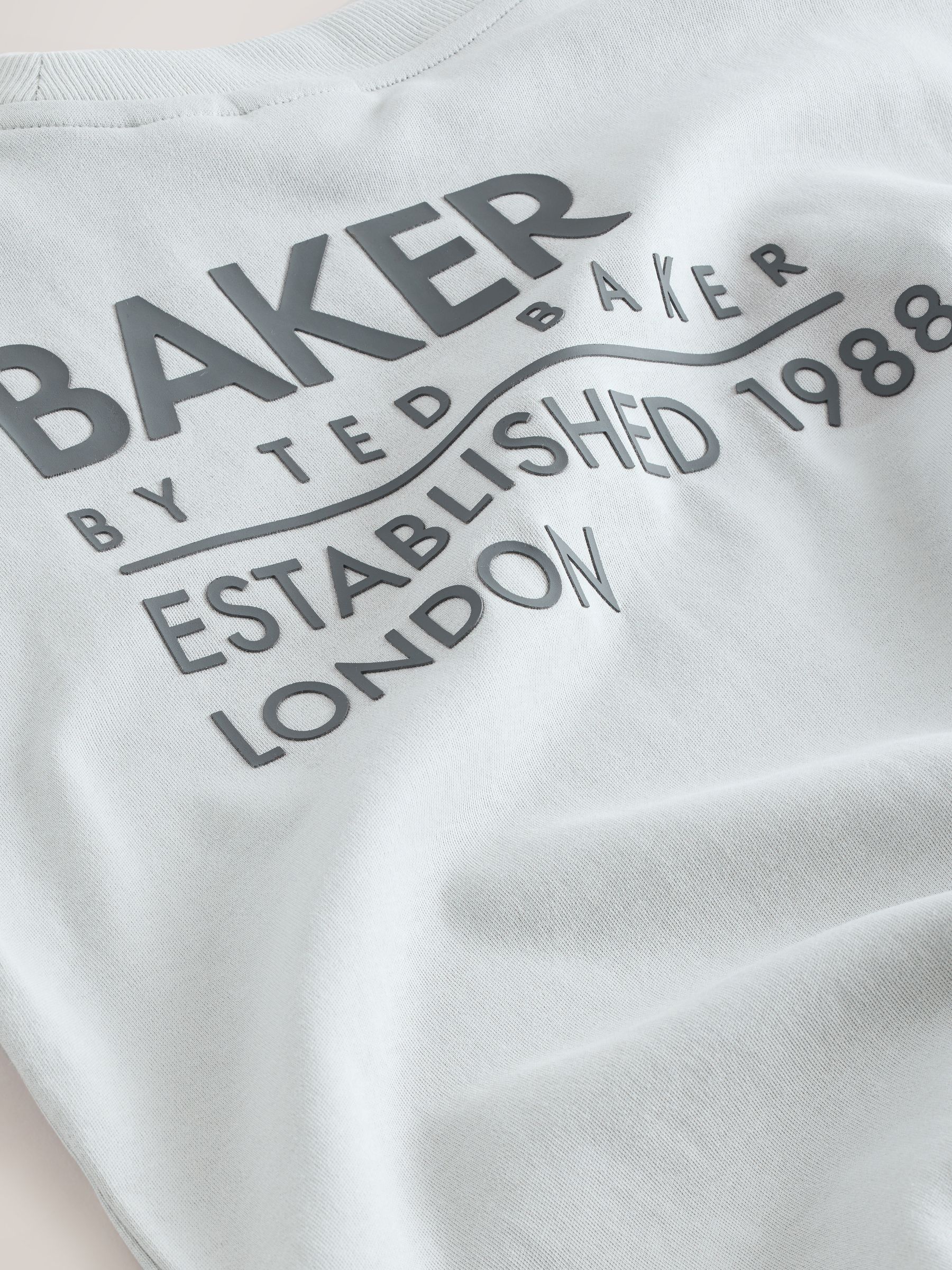 Baker by Ted Baker Oversized Tonal Graphic T-Shirt and Shorts Set