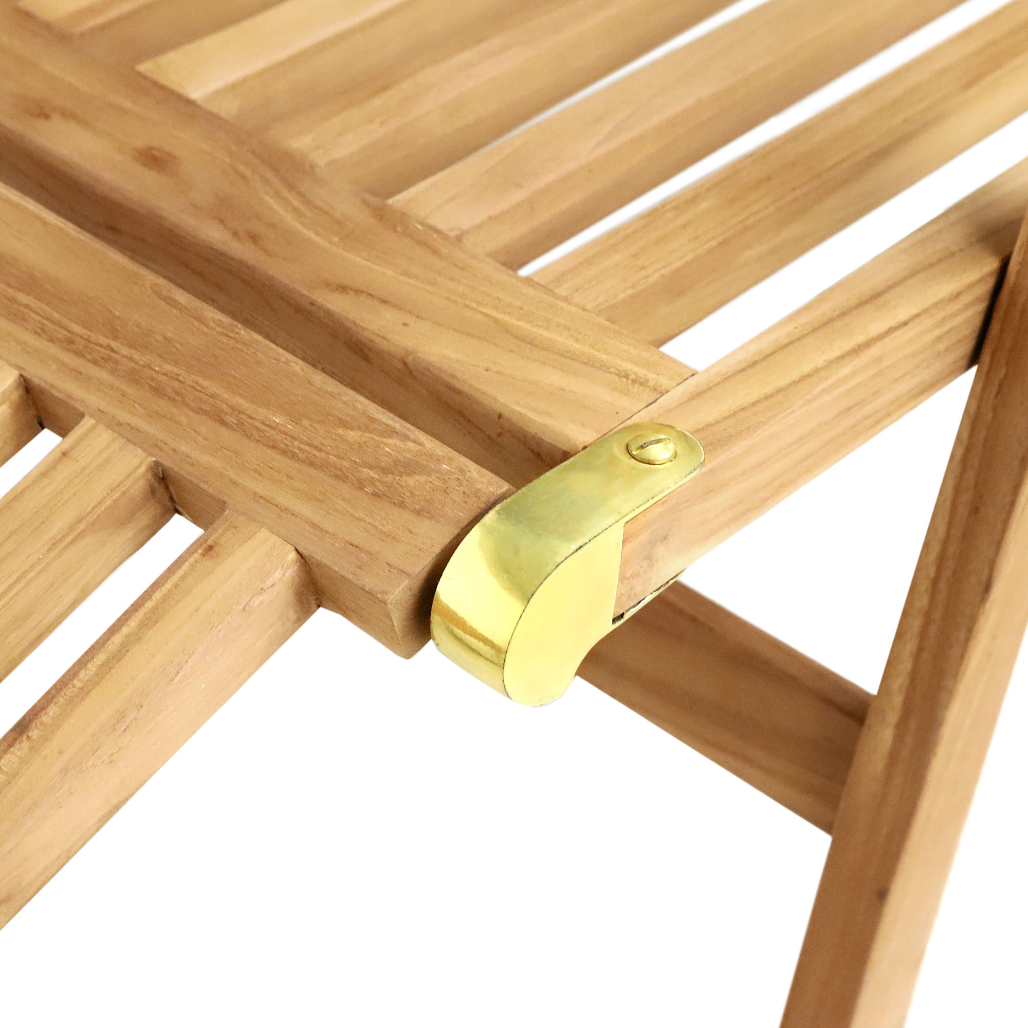 Deckchair aus Teak, natur, L 155 cm, B 66 cm, H 100 cm günstig bestellen