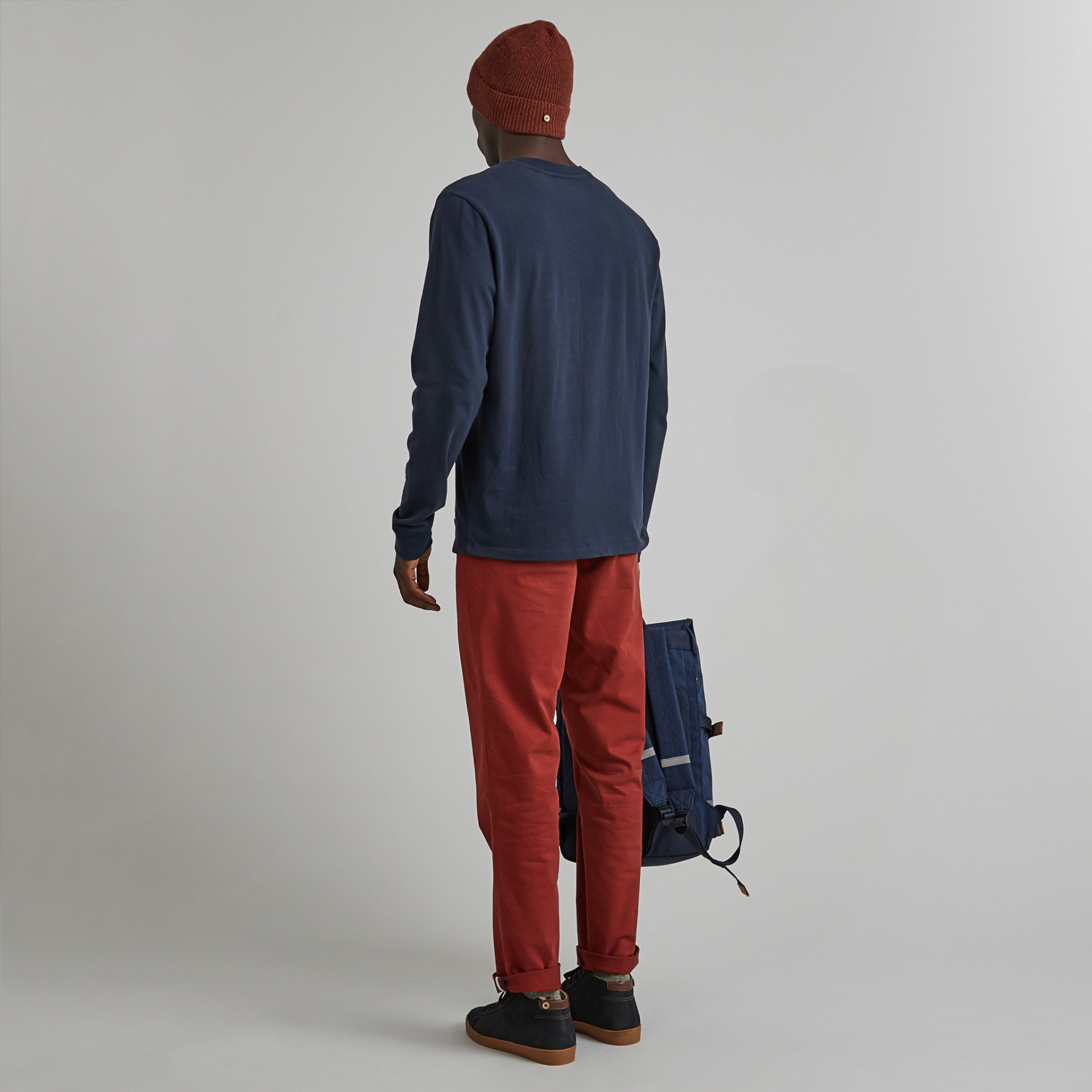 Sac à dos marine végan en polyester recyclé - modèle Commuter