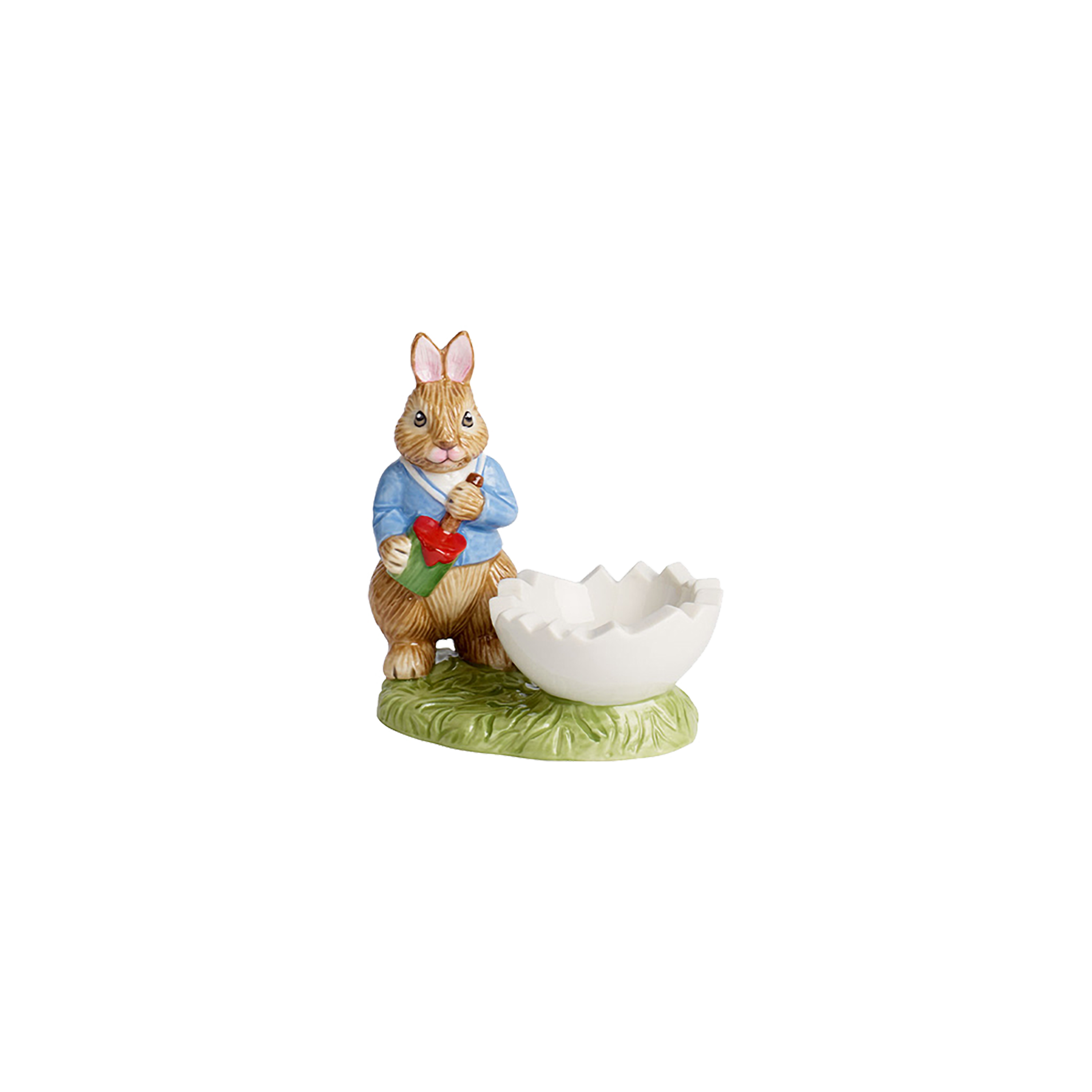 Bunny Tales Egg cup plate Multi-colored, porcelain