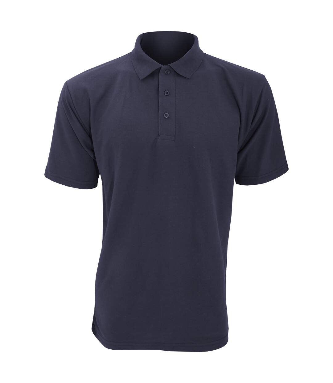 Polo uni à manches courtes UCC pour homme (Bleu marine) - UTBC1194