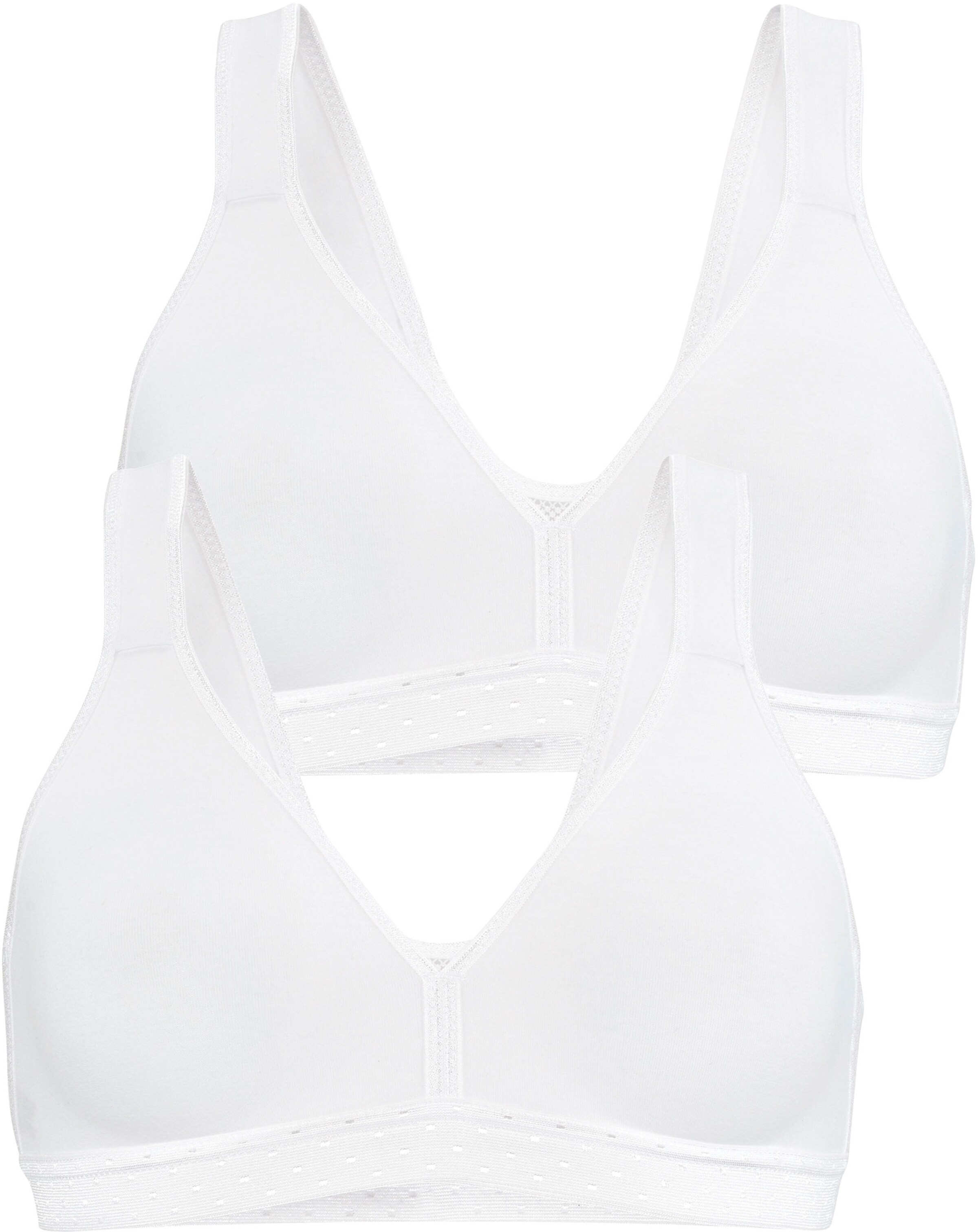 petite fleur Sport-BH in 2xweiß
