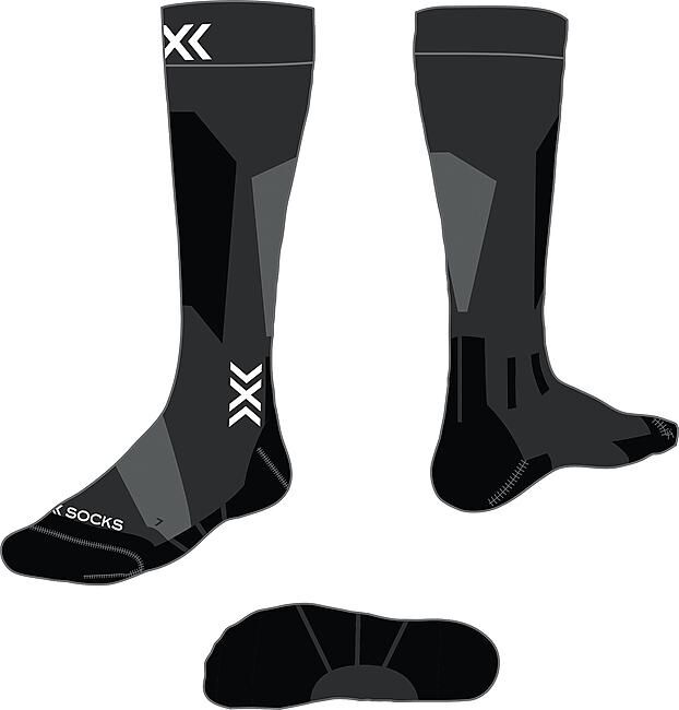X-SOCKS - CHAUSSETTES DE SKI SKI DISCOVER MERINO