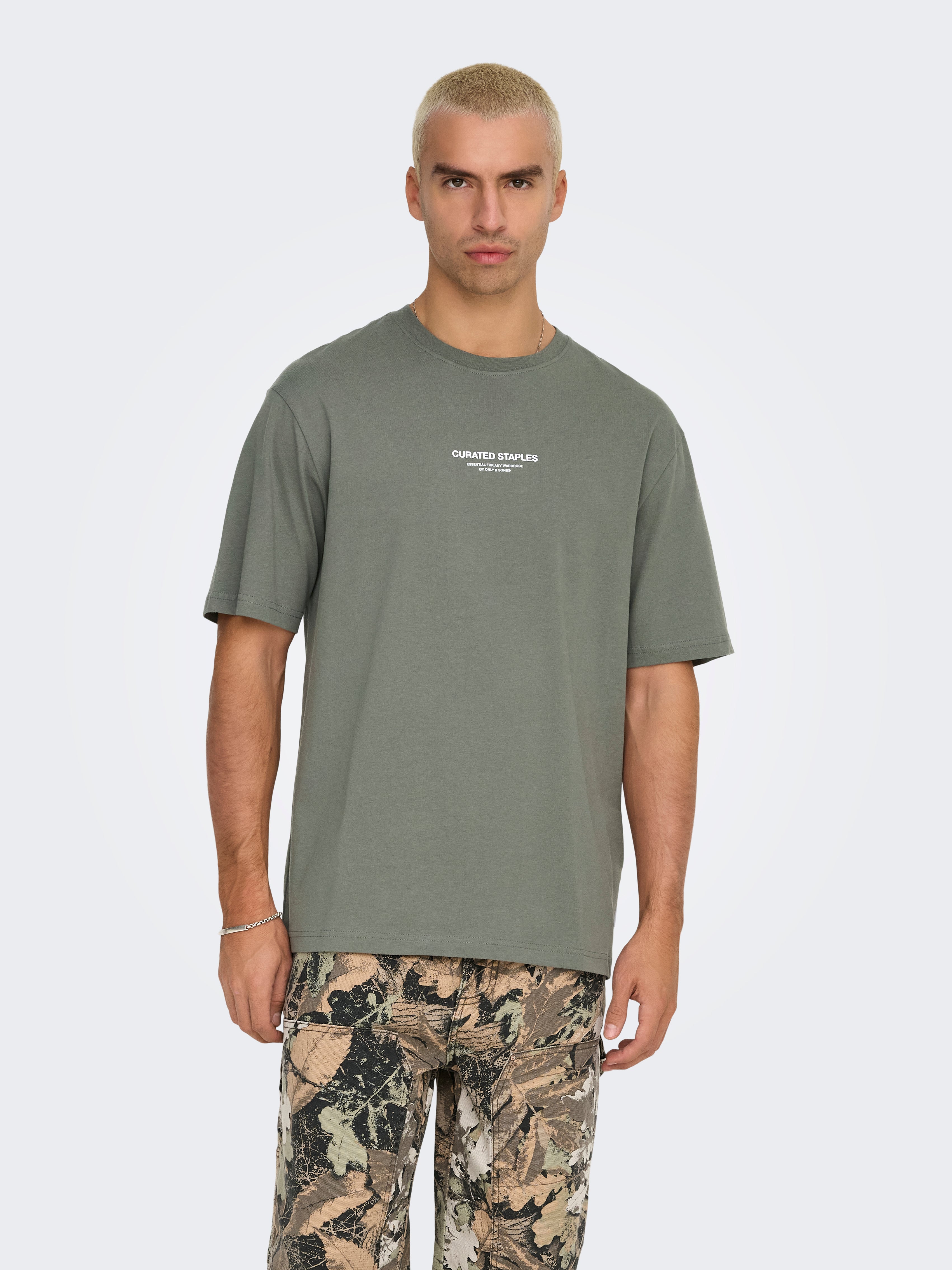 ONSCURATED T-shirt Castor Gray