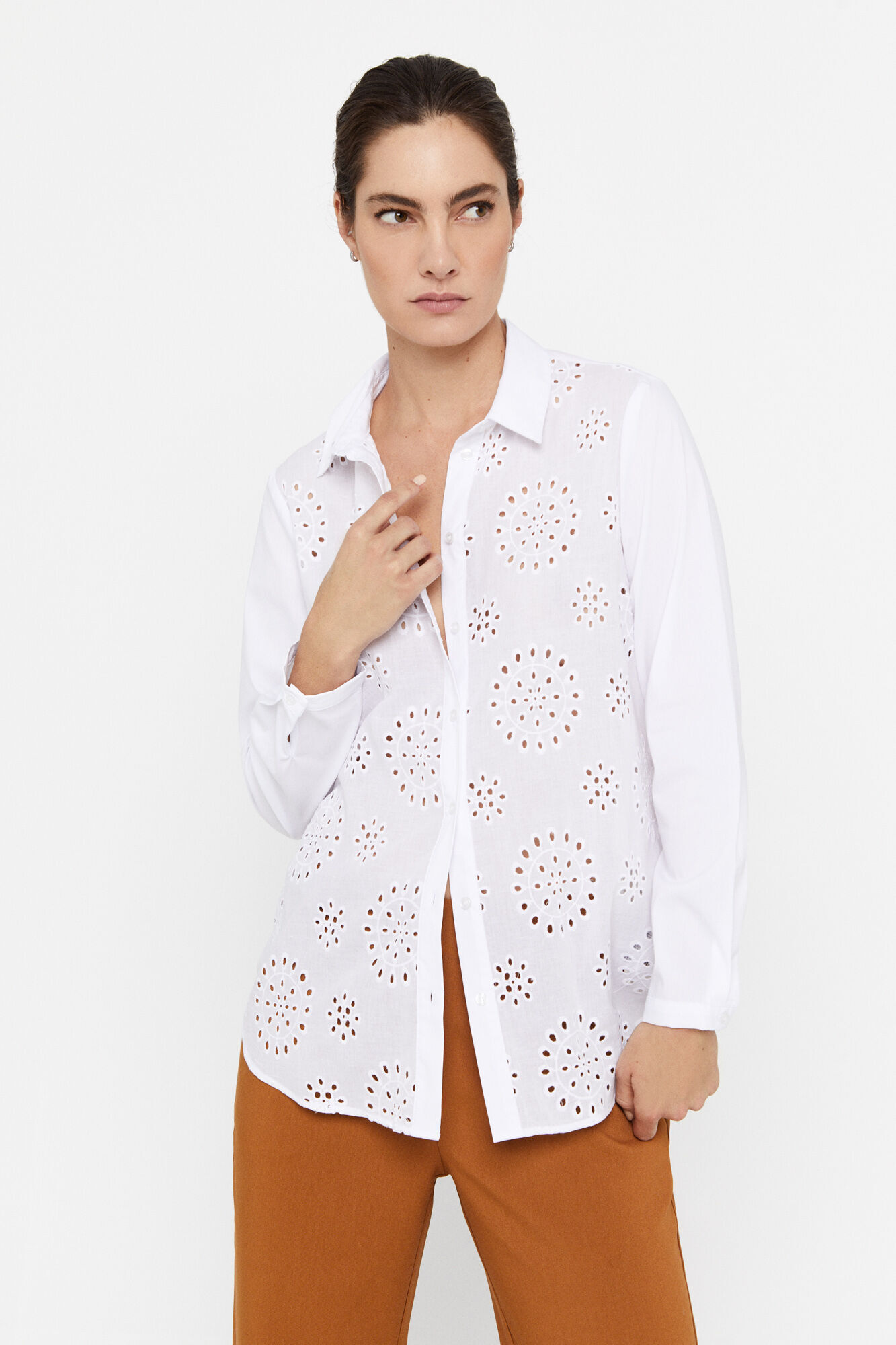 Camisa de algodão - Branca