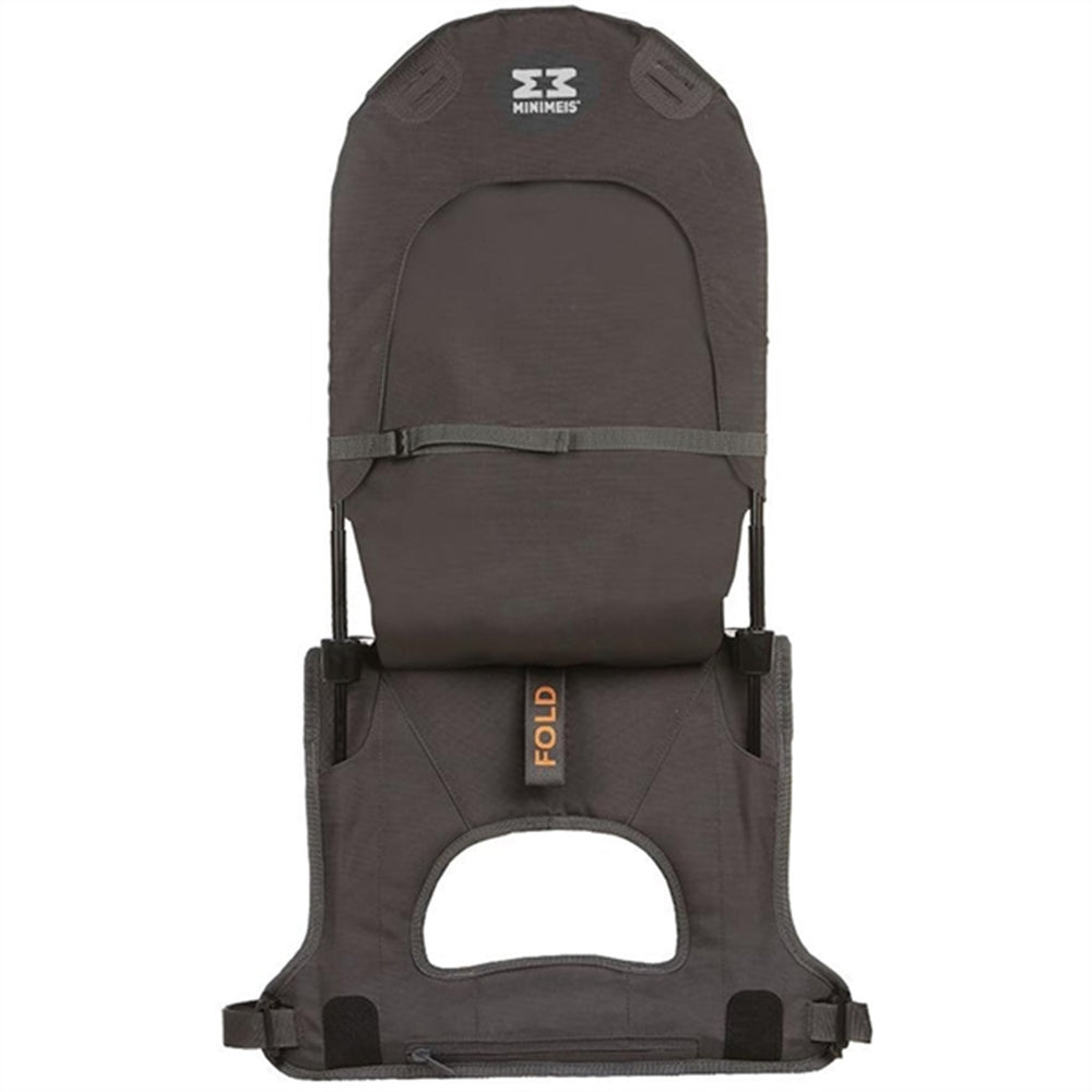 Bærestol Black Grey - MiniMeis → Luksusbaby.dk