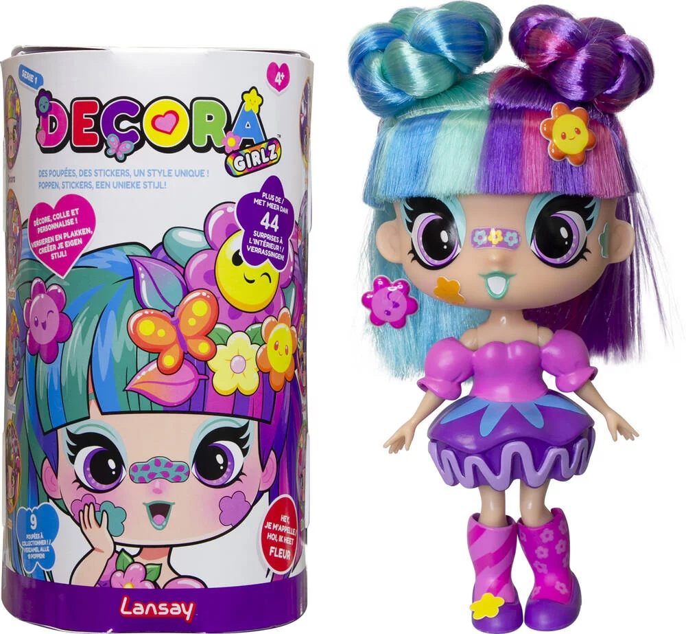 DECORA GIRLZ - MINIS POUPEES FASHION A PERSONNALISER - FLEUR