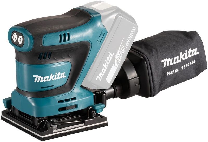 Makita DBO481Z Accu Handpalm Vlakschuurmachine 18V Basic Body