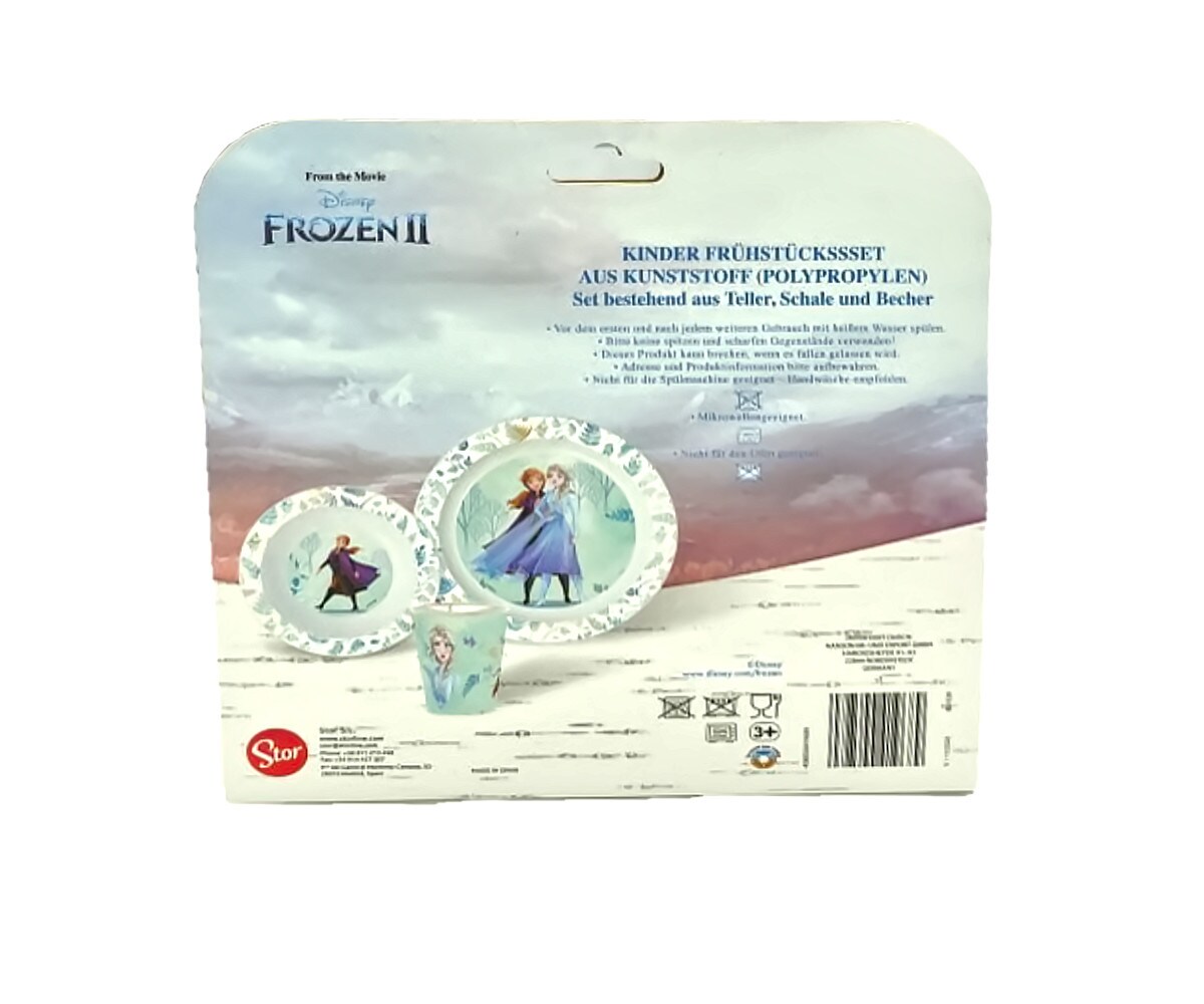 Frozen Disney Die Eiskönigin Kindergeschirr 3er Set Elsa Anna