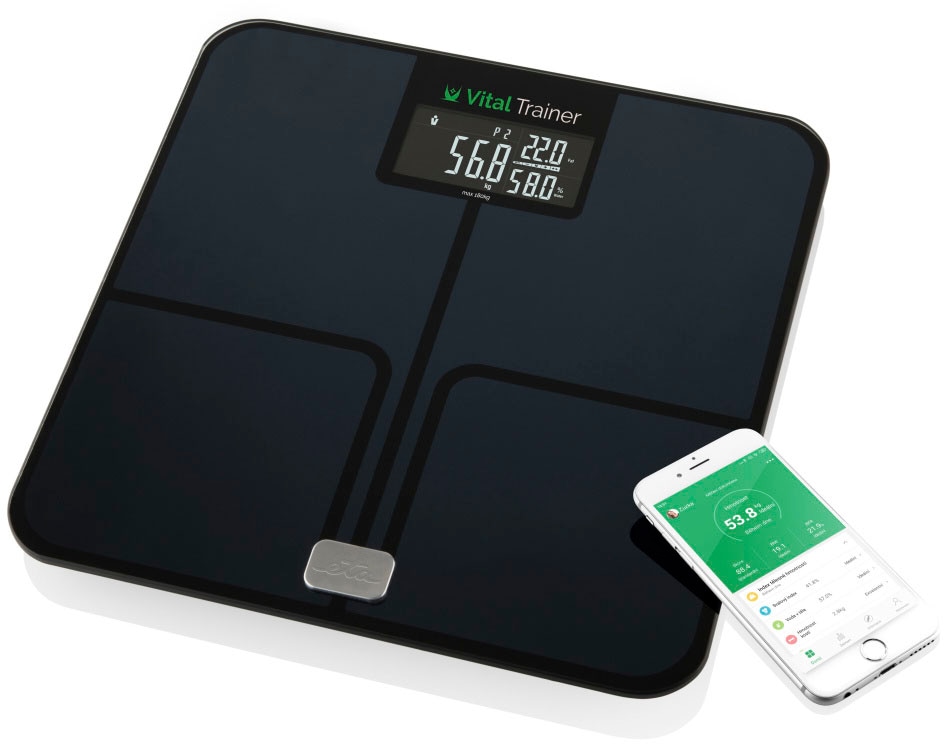 eta Körper-Analyse-Waage »Vital Trainer« ITO-Technologie für höhere Messgenauigkeit