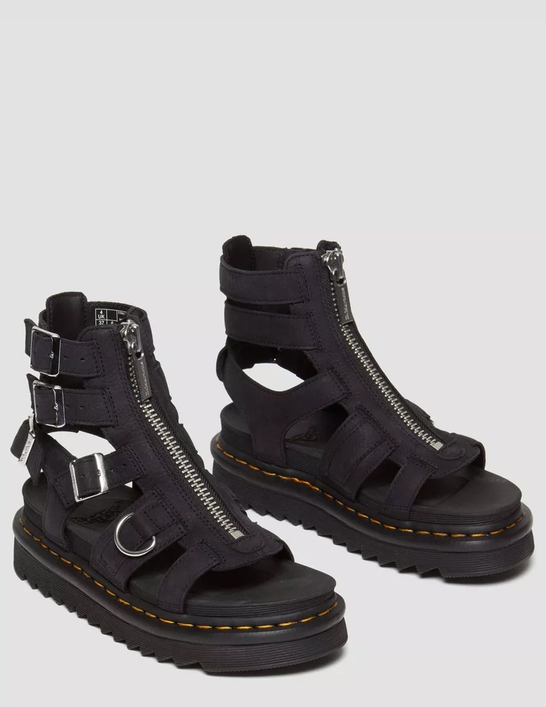dr martens Sandales Montantes Femme Olson Cuir