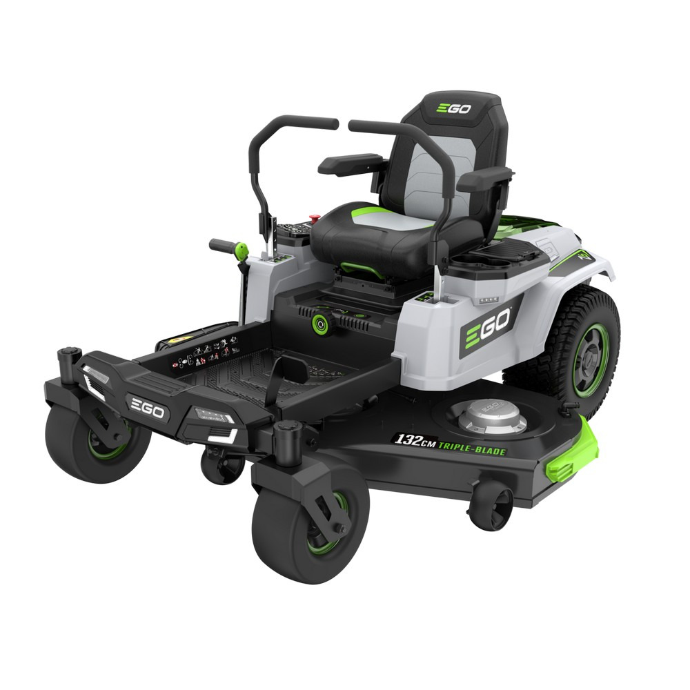 Pack tondeuse à rayon braquage zero 15ah chargeur mural coupe 132 cm ego zt5201e-l