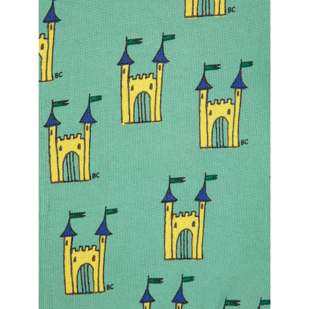 Køb Bobo Choses Green Faraway Castle All Over Zipped Sweatshirt
