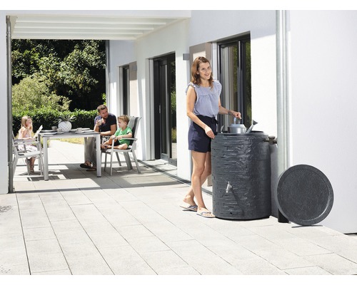 GARANTIA Muro regenwatertank 260 l, grafietgrijs