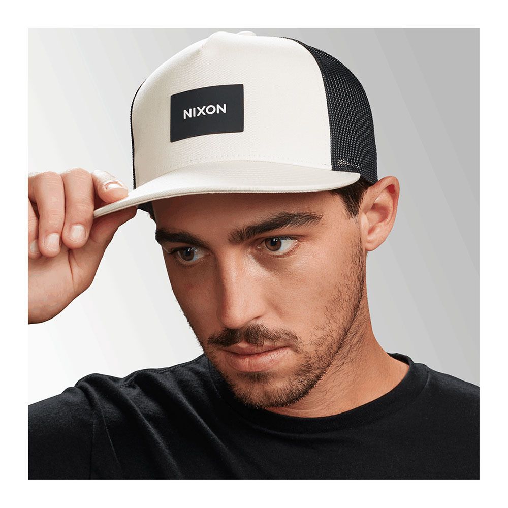 Nixon TEAM - Casquette cream/black