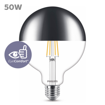 Philips LED globe E27 50W spiegel dimbaar