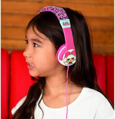 OTL Junior On-Ear 85Db Høretelefoner Surprise, Rosa