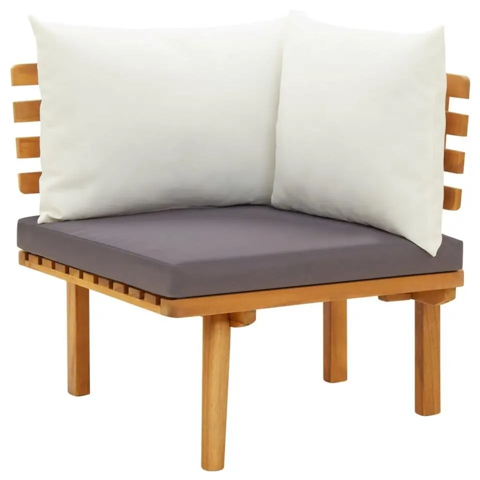 vidaXL - Loungeset - Bruin - Acaciahout