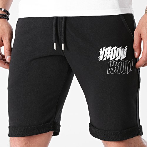 Short Jogging Vroum Noir Blanc