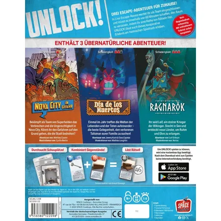 Asmodee Unlock! Supernatural Adventures