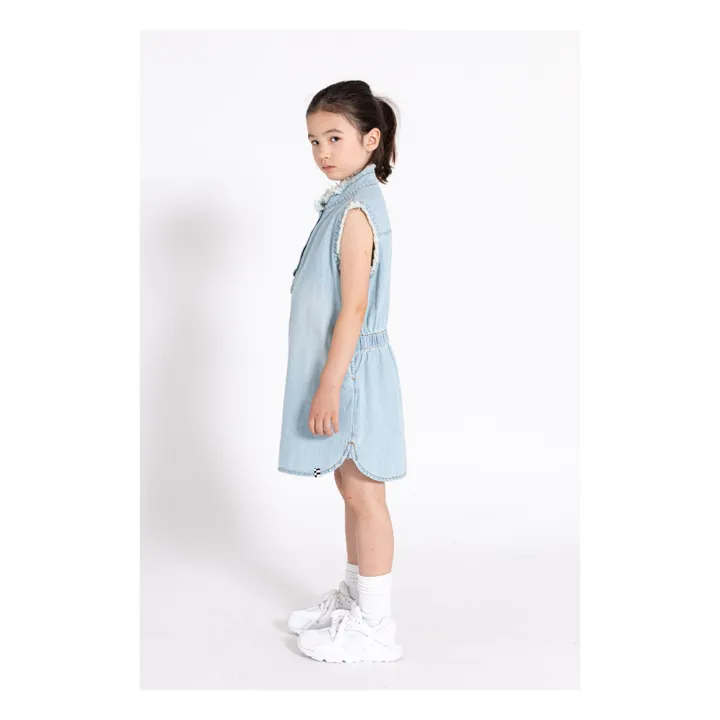 Finger in the nose Robe Rosie | Denim bleached