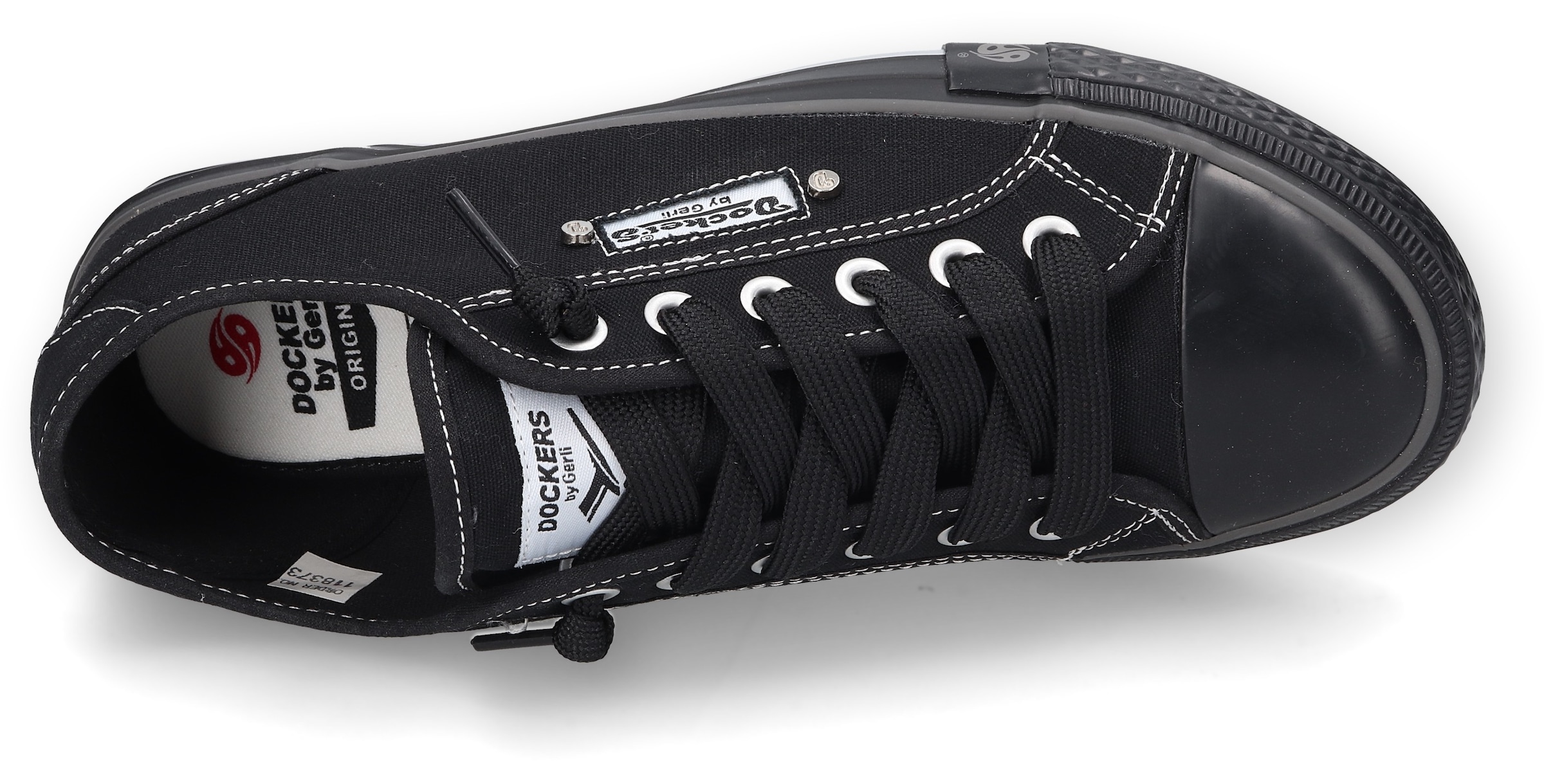 Dockers by Gerli Slip-On Sneaker  Sneaker, Schlupfschuh, Freizeitschuh mit elastischer Zierschnürung