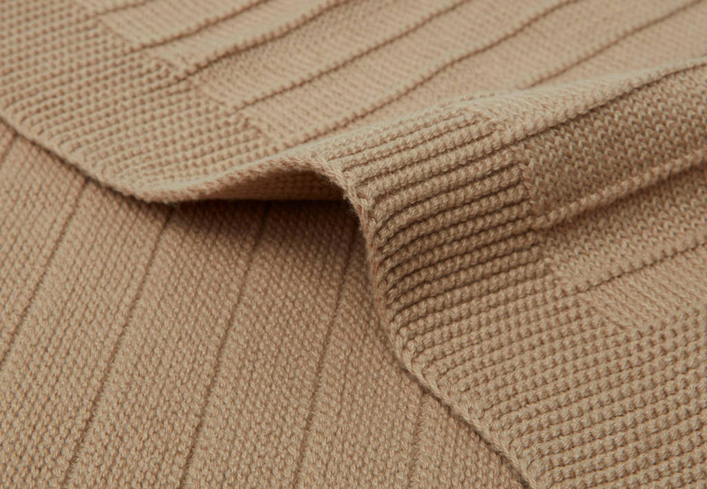 ledikantdeken Pure Knit Biscuit