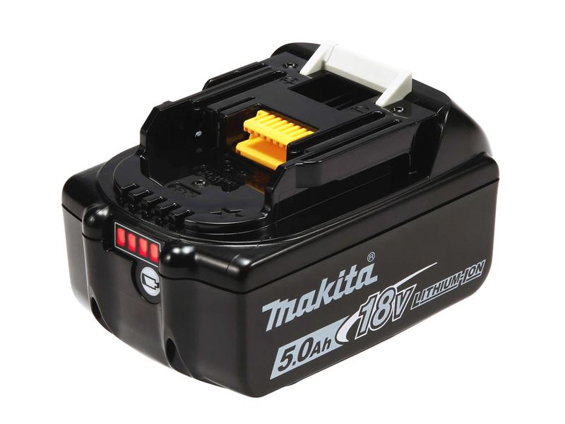 Makita Power Source-Kit 18 V LXT Ladegerät   2x 18 V 5Ah Ak Schnellladegerät DC18RC mit zwei BL1850B 90 Wh Akkus