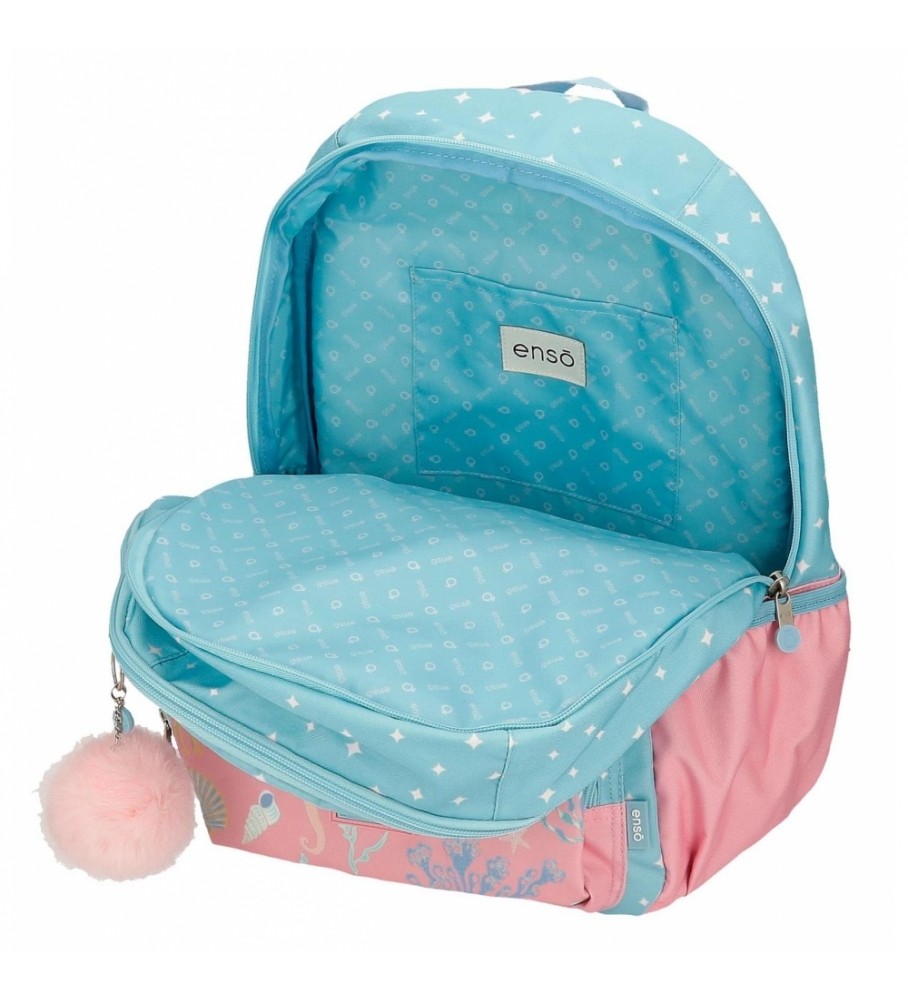 Enso Mochila EnsoKeep The Ocean Clean doble compartimento azul, rosa