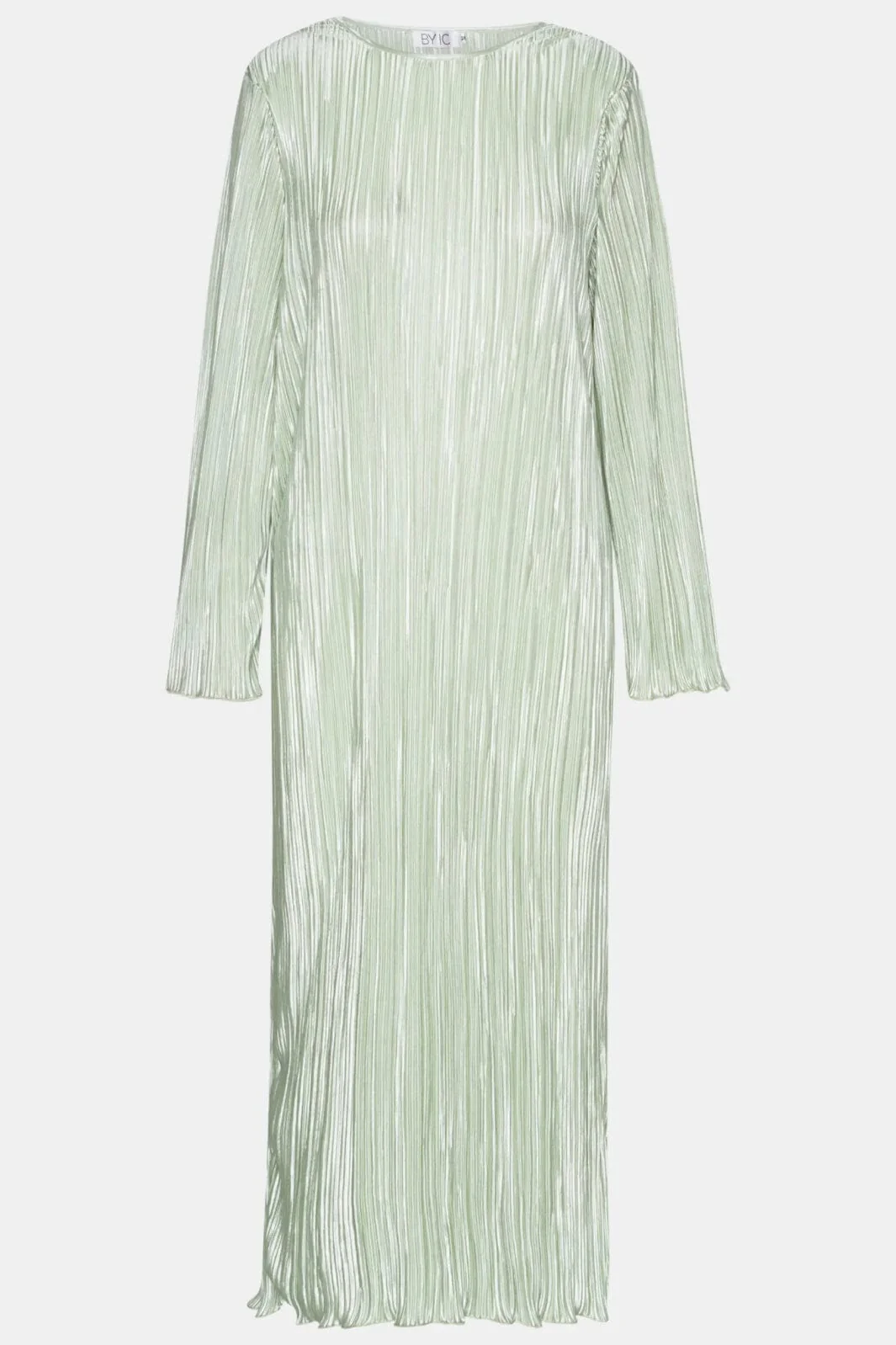 BYIC Kellyic Long Plissé Dress lg light green