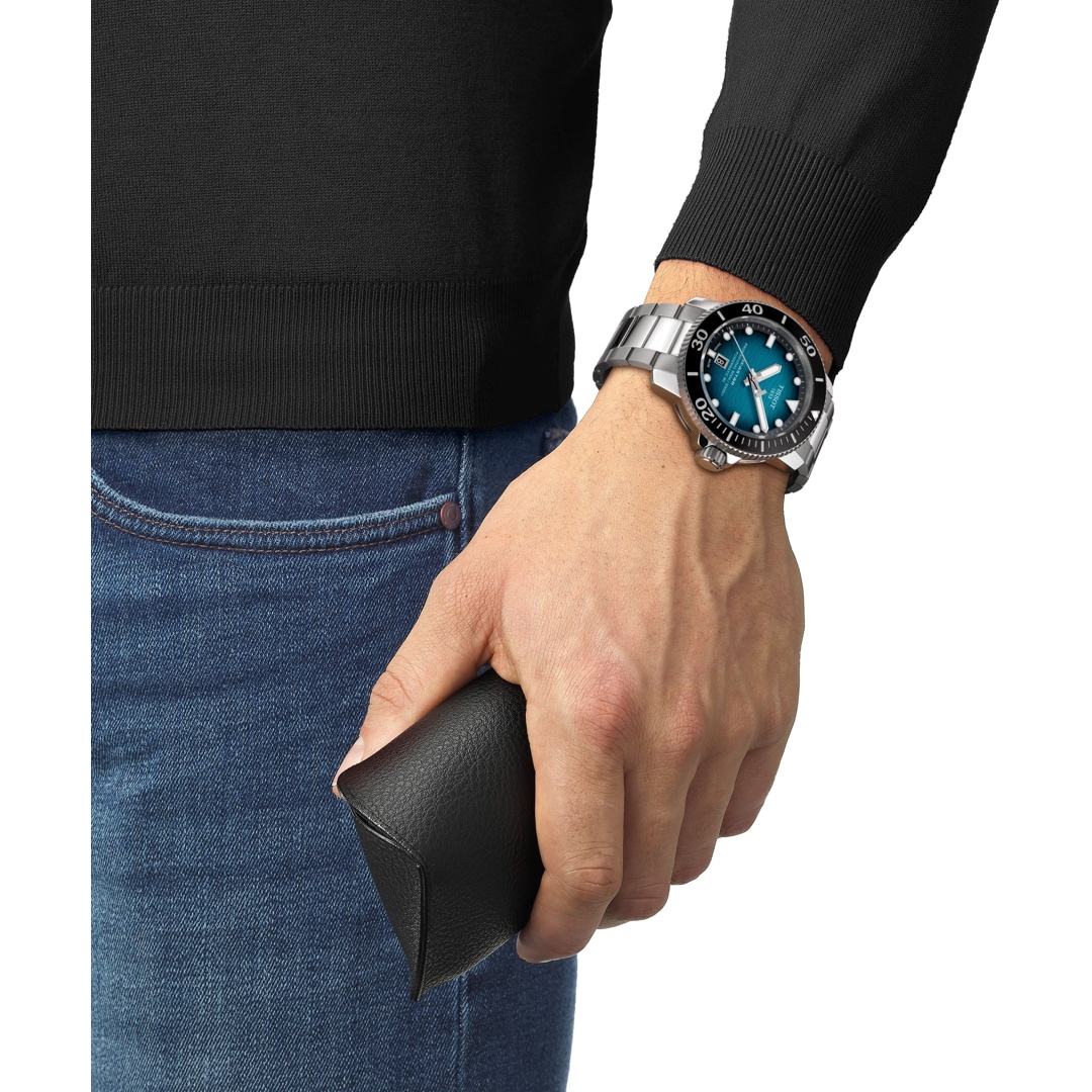 Tissot Seastar 2000 Professional Powermatic 80 Hellblau