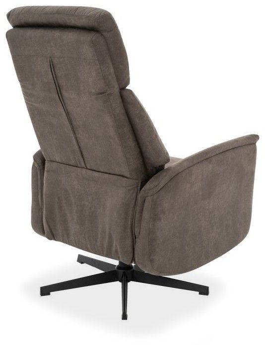 Relaxfauteuil Antraciet CM-55.052 Aarhus B73 x D86 x H114 cm