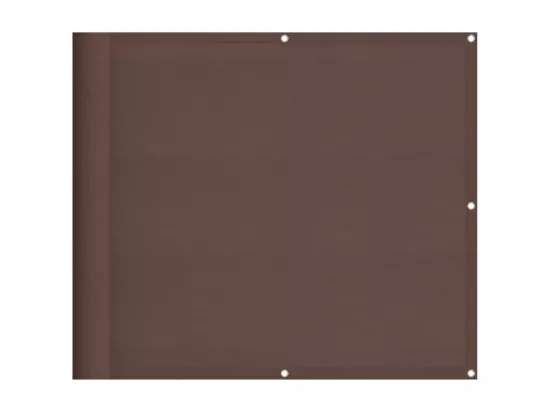 Écran de balcon marron 90x800 100% polyester oxford