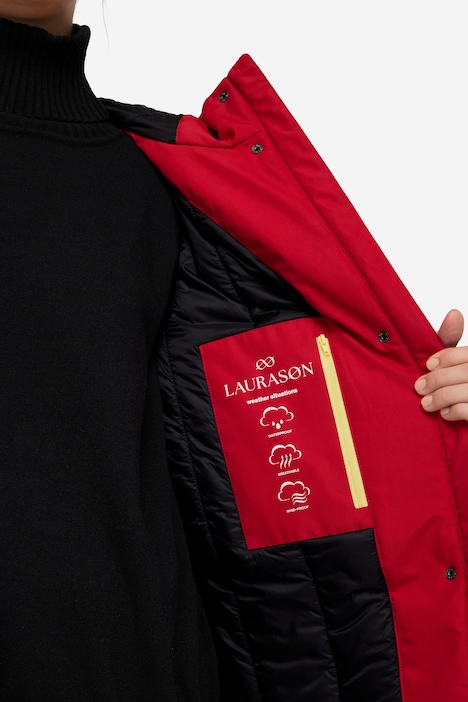 Funktions-Jacke, Kapuzen, Zipper, Seitenschlitze, Langarm