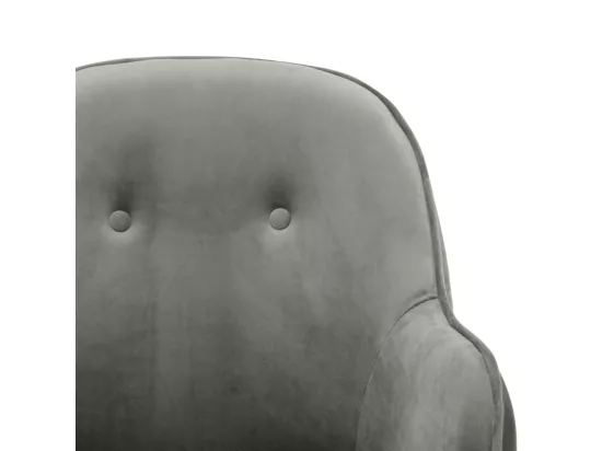 Chaise à bascule Gris Velours
