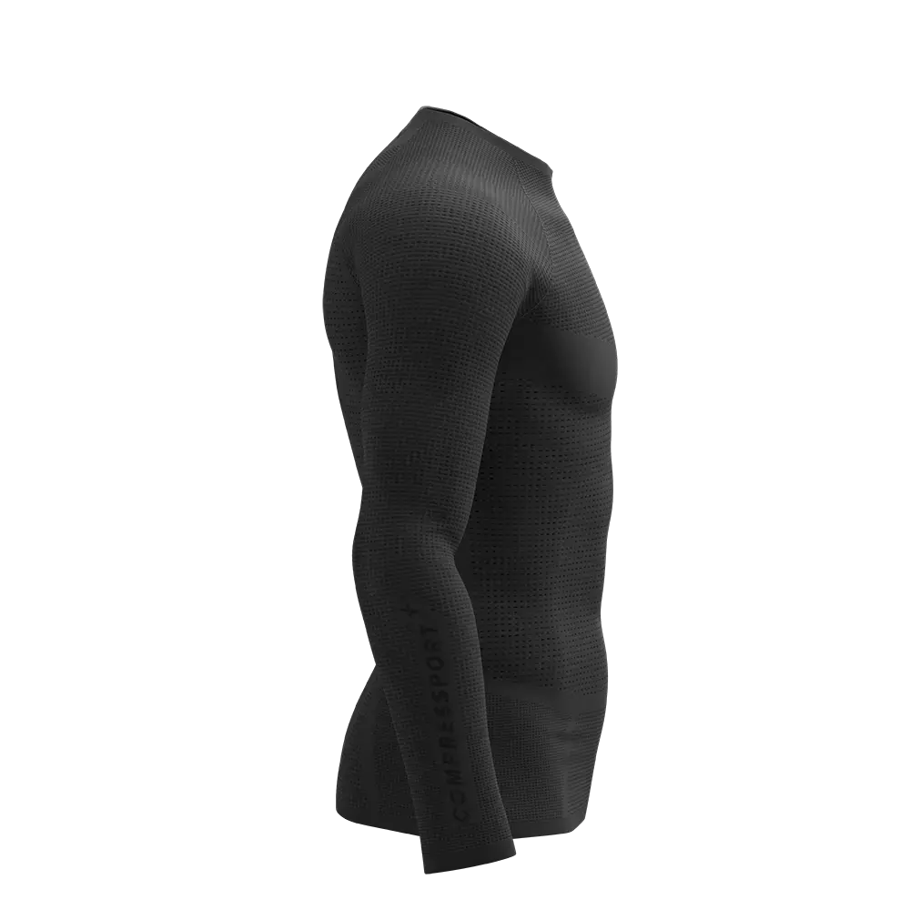 Compressport On/Off Thermoshirt Lange Mouwen Zwart Heren