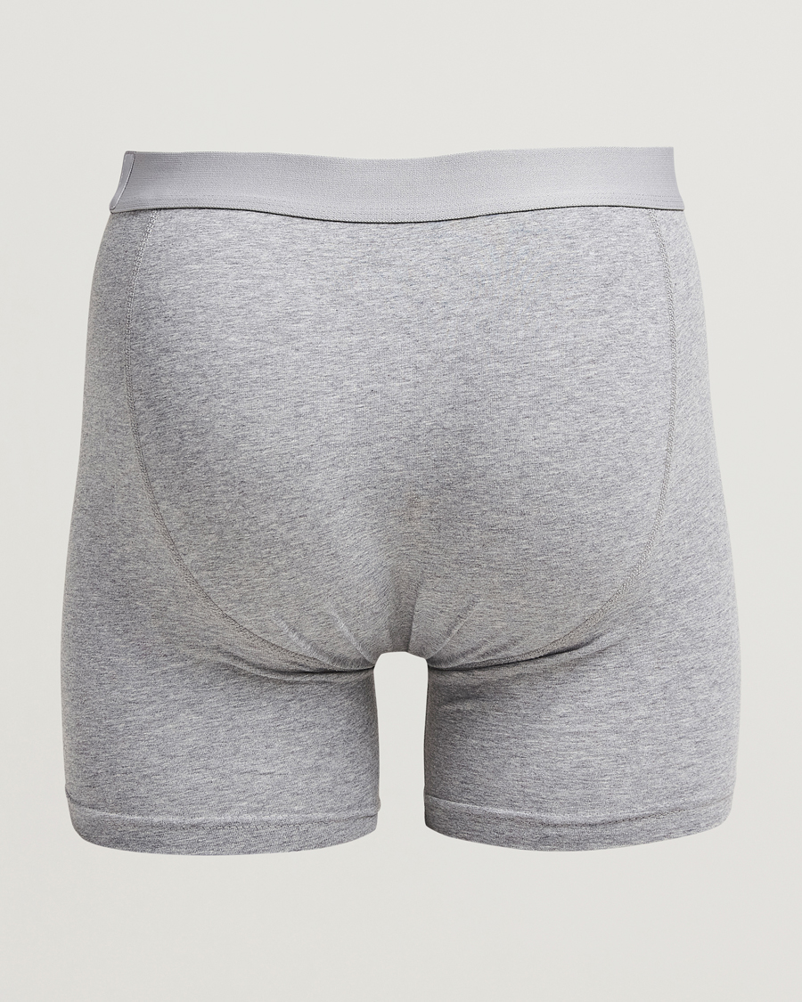 Bread & Boxers 3-Pack Long Boxer Brief Grey Melange
