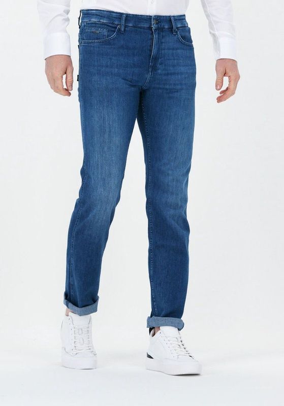 BOSS - Delaware3 - 5-Pocket Jeans - Blauw - Katoenmix